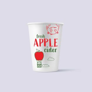 8oz Paper Cider Cup  - Just For Kids Apple Harvest