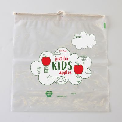 Drawstring Apple Bag Quarter Peck - Just For Kids Apple Harvest