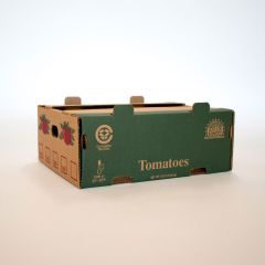20lb Tomato Carton - Green & Red Print