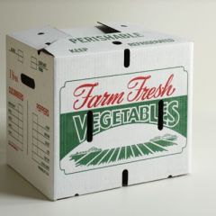 1 1/9 Bushel Vegetable Carton - Heavy Mum