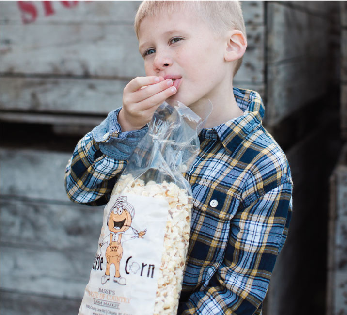 Child eating an apple